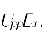 UppEa Italic