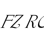 FZ ROMAN 16 ITALIC