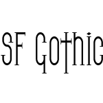 SF Gothican Condensed