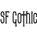 SF Gothican Condensed