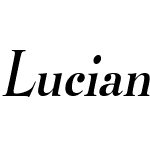 LucianoCondensed