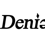 Denial2RegularBoldItalics