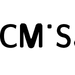 CM_SansSerifCondensed