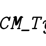 CM_Typewriter