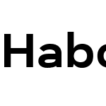 HaboroSansW03-ExtBold