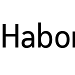 HaboroSansW03-CondMedium