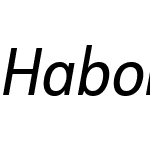 HaboroSansW01-CondMediumIt