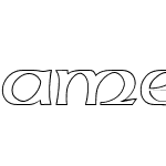 American Uncial Outline