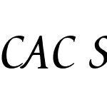 CAC Saxon Bold