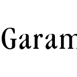 Garamond cond