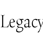 LegacySerifITCW05-LightCond