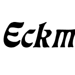 Eckmann Italic