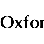 Oxford Bold