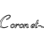 Coronet-SemiBold-Italic Ho