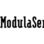 ModulaSerifBlack