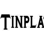 TinplateTitlingBlackNarrow