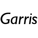 Garrison Light Sans