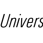 Univers Light Condensed