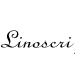 Linoscript-Light Italic