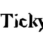 Ticky font