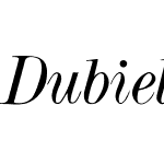 DubielItalic