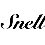 SnellRoundhandScriptBlack