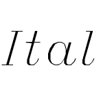 Italic