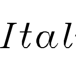 ItalicT