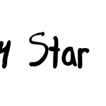 4 Star Face Font