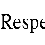 Respect Narrow