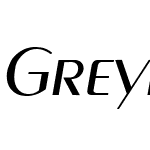 GreyhoundRegularItalic