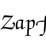 Zapf Chancery Medium Swash