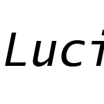 Lucida Sans Typewriter