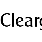 Cleargothic-Regular