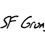 SF Grunge Sans