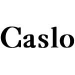 Caslon-Light Bold