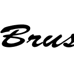 Brush-Script Wide