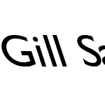 Gill Sans Leftified