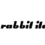 Rabbit italic