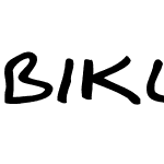 BiklyBoldFont Wide