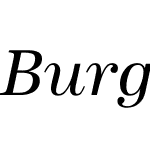 Burgundian Italic