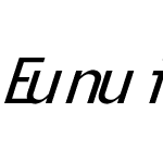 Eunuie Italic