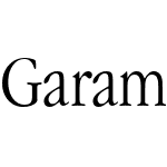 Garamond Narrow