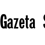 Gazeta Sans Serif