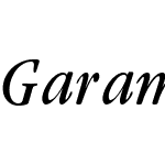 Garamond cond