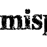 misprinted type