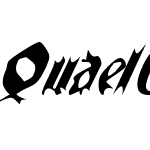 QuaelGothicItalics