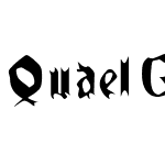 QuaelGothicCondensed