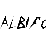 ALBIfont