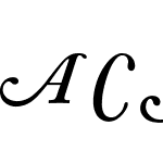 ACaslon SwashItalic